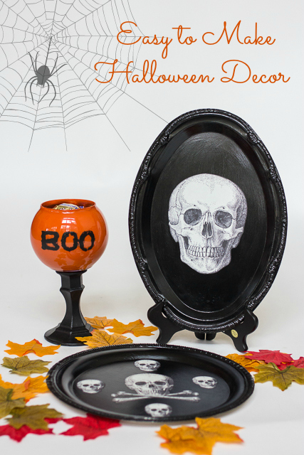 DIY Halloween Treat Dishes