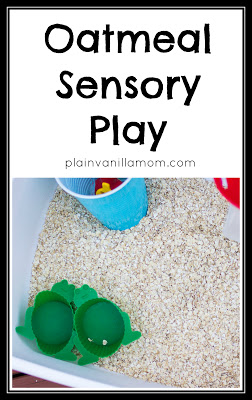 Oatmeal Sensory Play