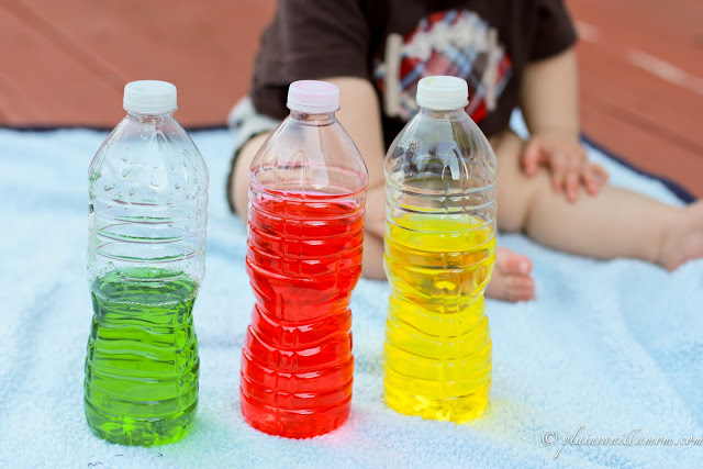 Colored Water Bottles