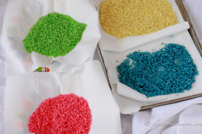 Colored Rice Three Ways