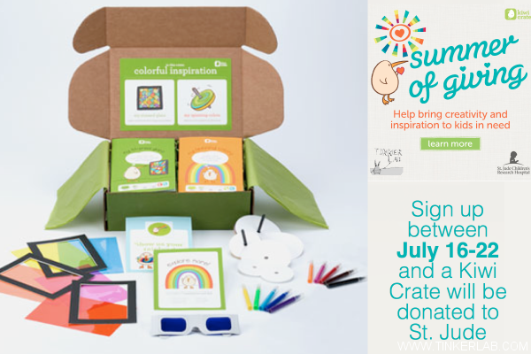Kiwi Crate Summer of Giving St. Jude