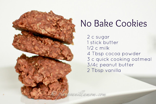 Sweet Sundays: No Bake Cookies