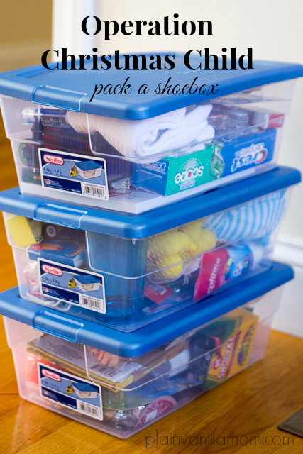 Operation Christmas Child - Pack a Shoebox