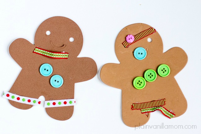 Foam Gingerbread Men