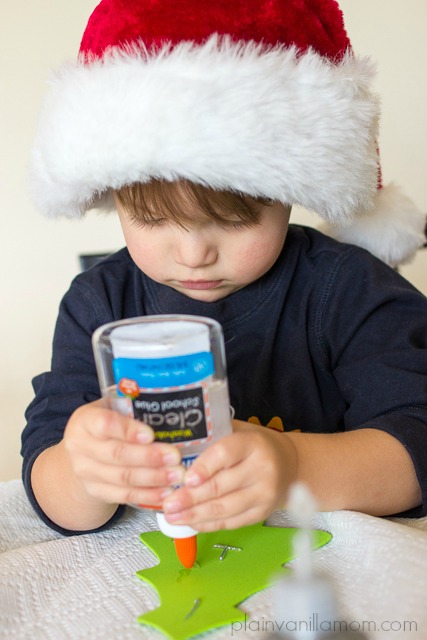 Decorating Foam Christmas Trees