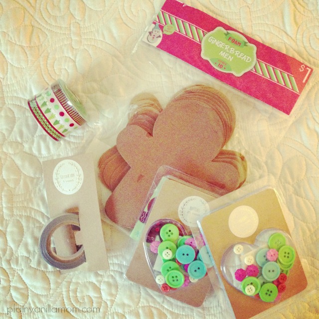 Foam Gingerbread Men story & activity.