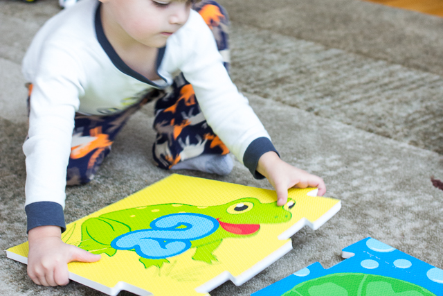 A few ways to use hopscotch with toddlers and preschoolers for number learning.