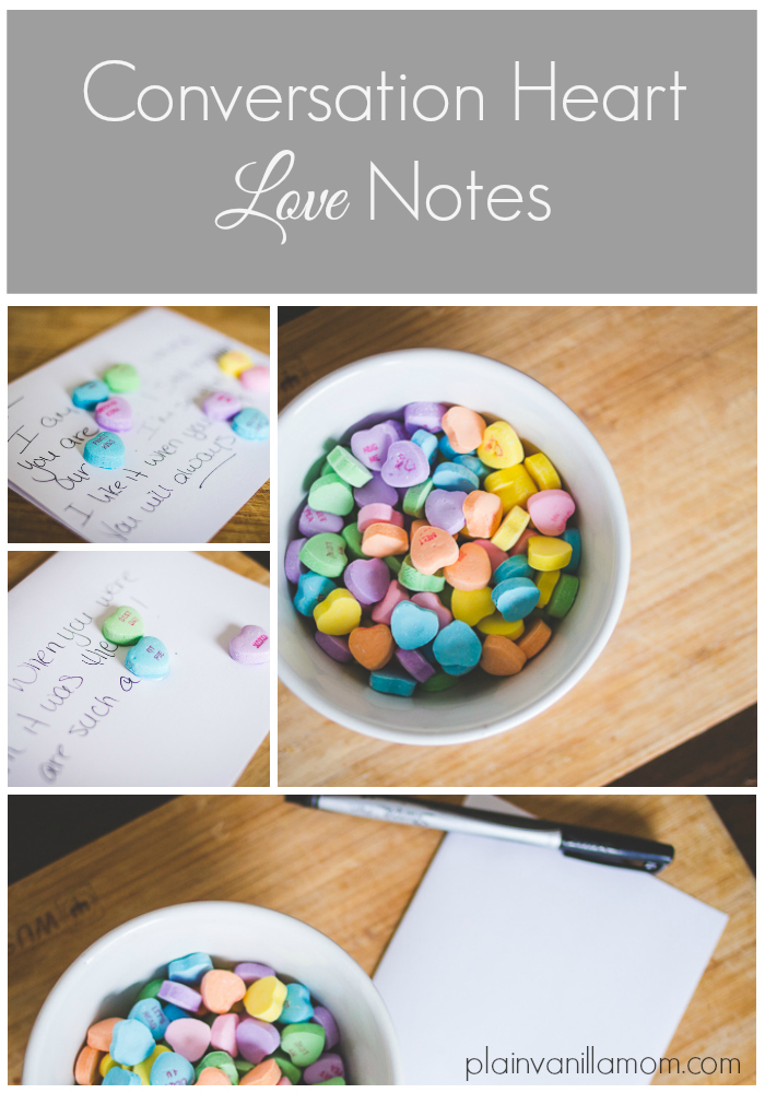 Conversation Heart Love Notes