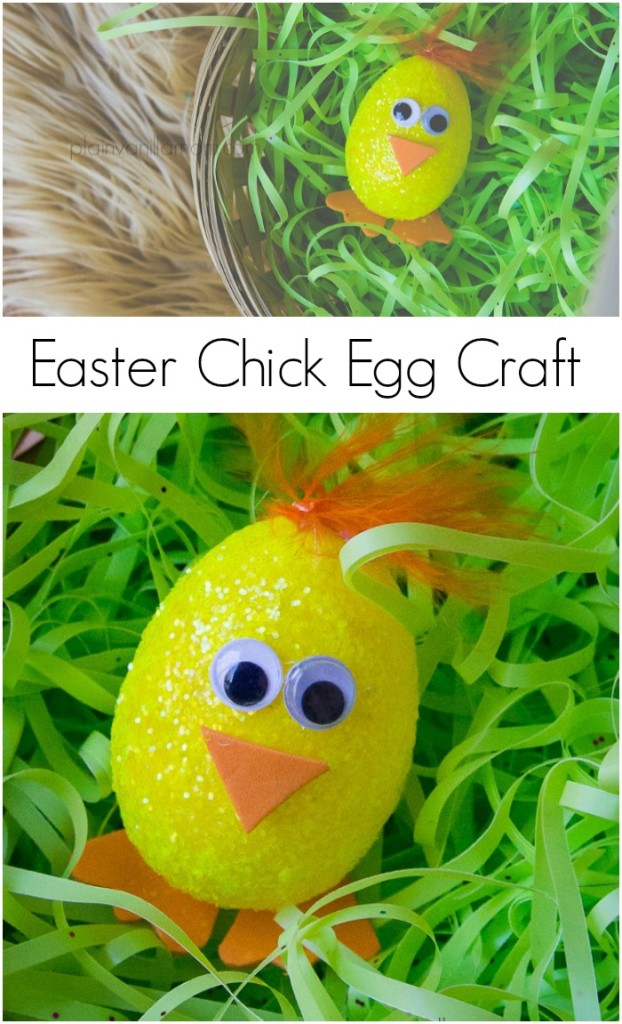 Easter Chick Egg Craft Collage