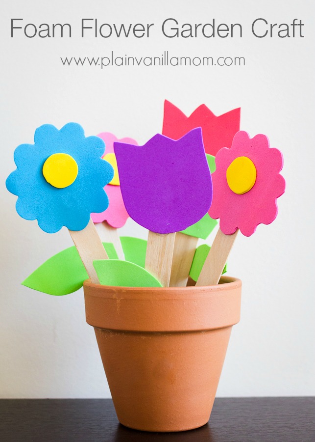 Foam Flower Garden Craft