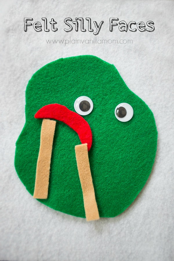 Felt Silly Faces Busy Bag Activity