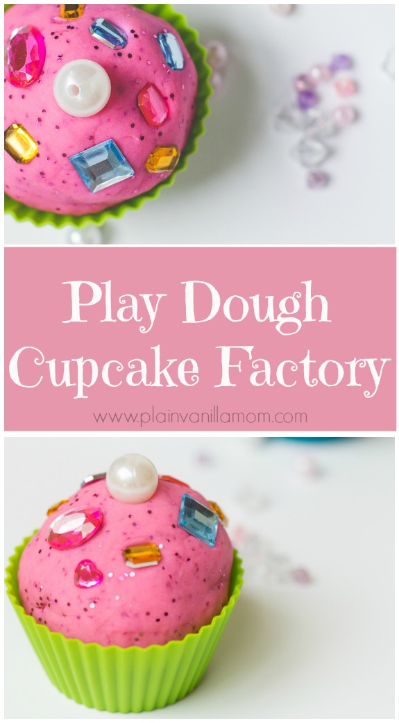 Make your own Play Dough Cupcake Factory. Adorable as a homemade birthday gift too!