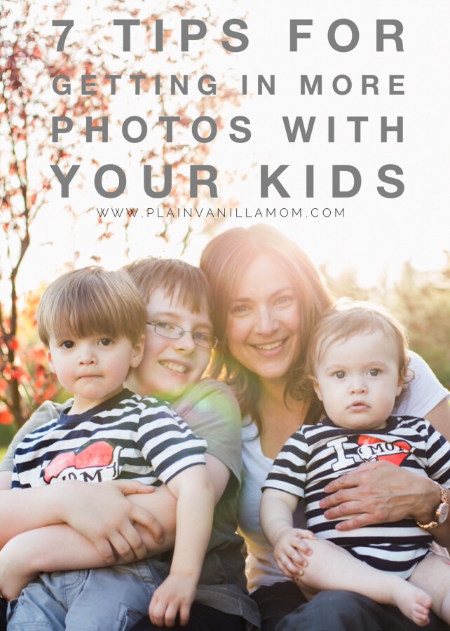 Quick Tips, Tools & Suggestions to help you get in more photos with your kids.