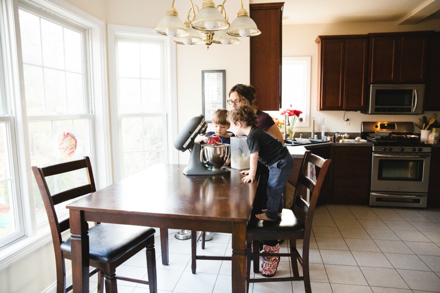 self portrait cookie baking