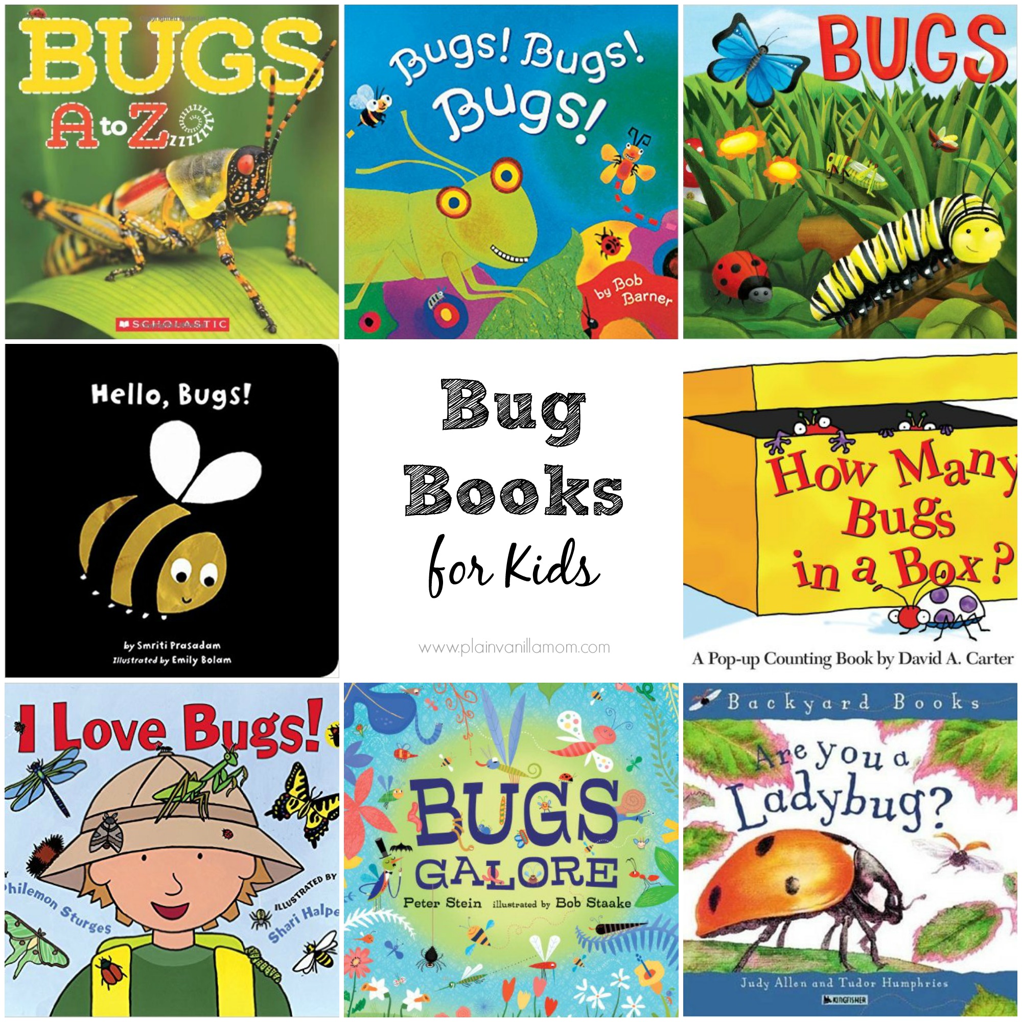 Bug Books for Kids sq