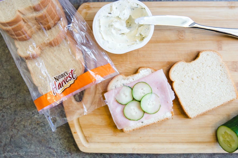 Natures Harvest Shaped Sandwiches