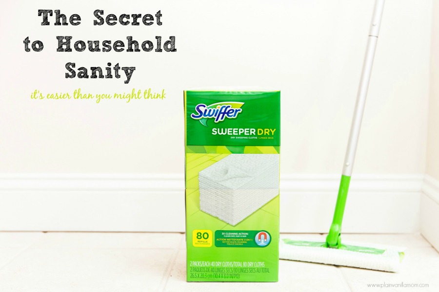 The Secret to Household sanity Swiffer