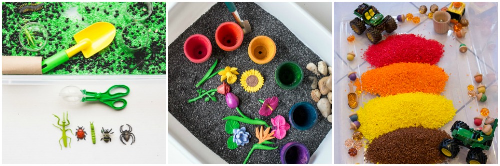 suggested sensory bins