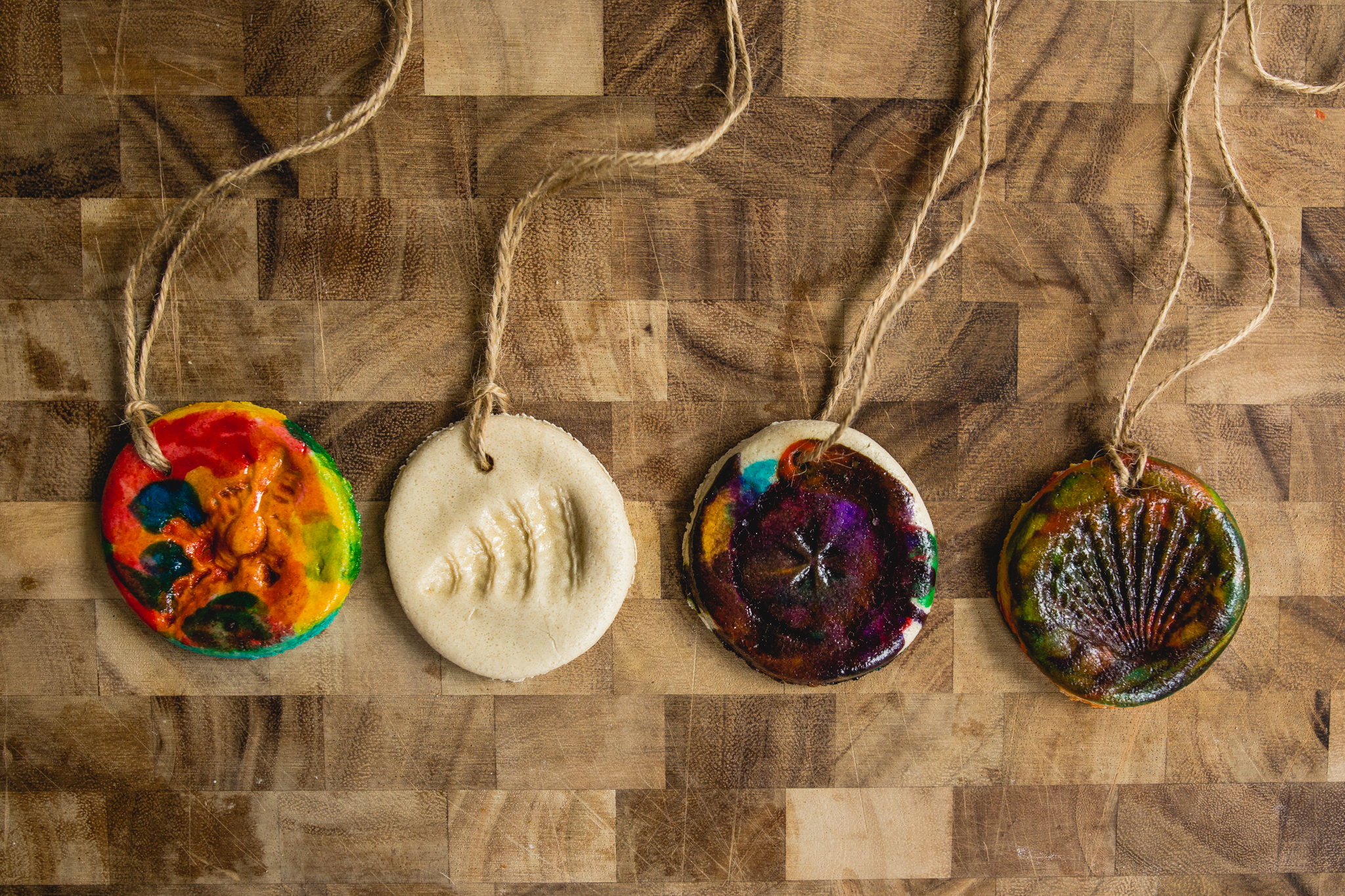 Seashell Imprint Pendants